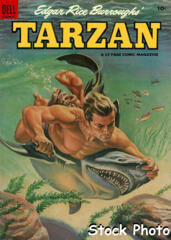 Edgar Rice Burroughs' Tarzan #056 © May 1954 Dell